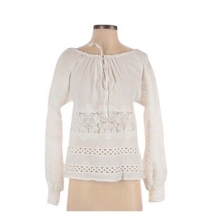 For Love And Lemons Cream Lace Blouse